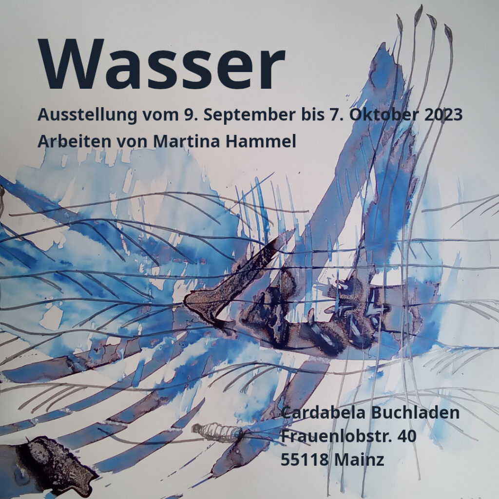 Ausstellung Cardabela Buchladen
